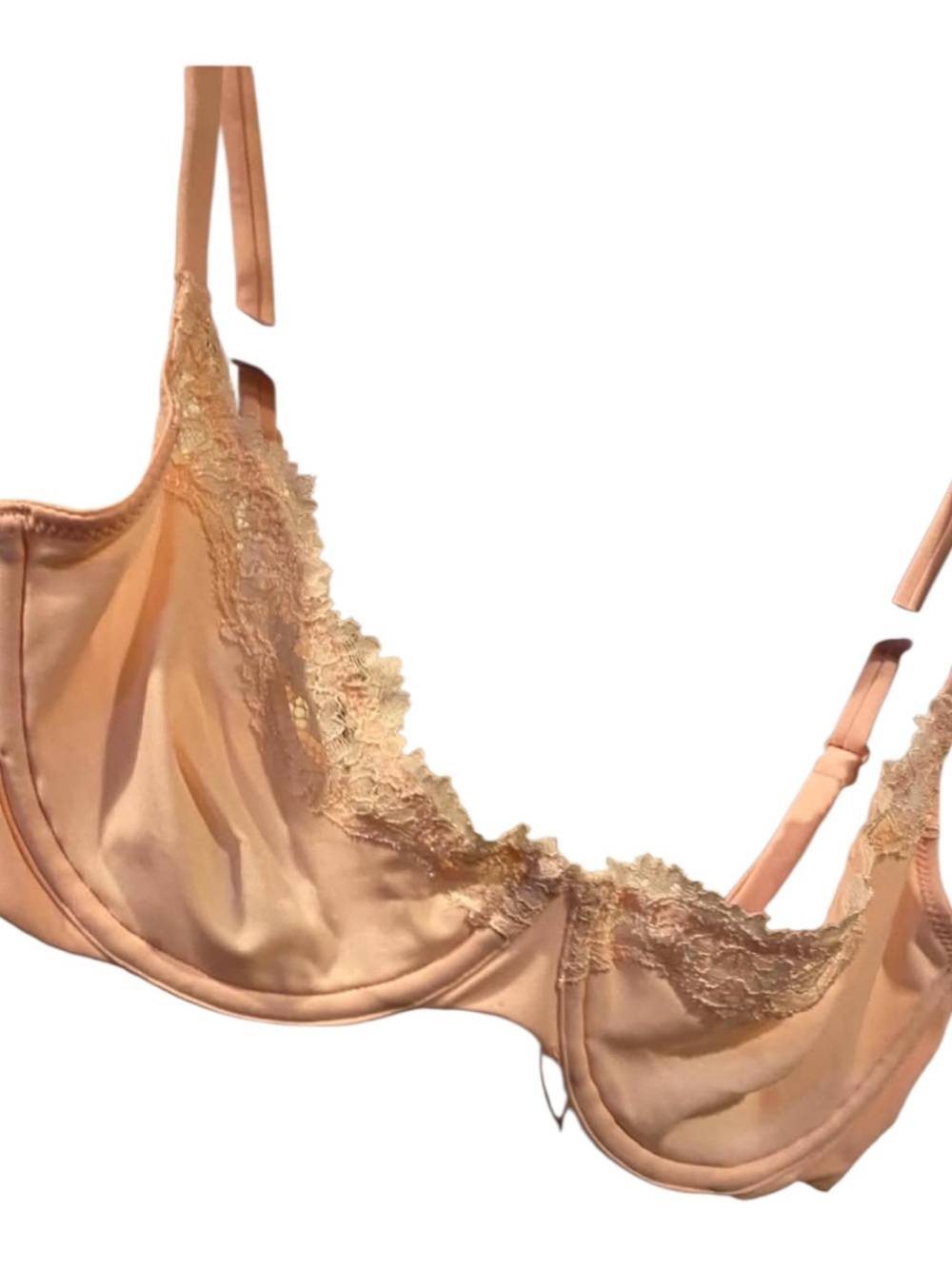 NWT Skims Fits Everybody Lace Demi Unlined Bra PRIMROSE TONAL Size: 32C